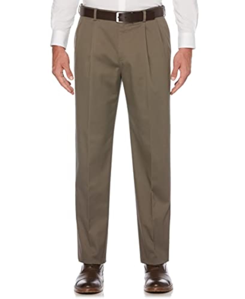 Ultimate Performance Pleated Chino Pants with Expandable Waist