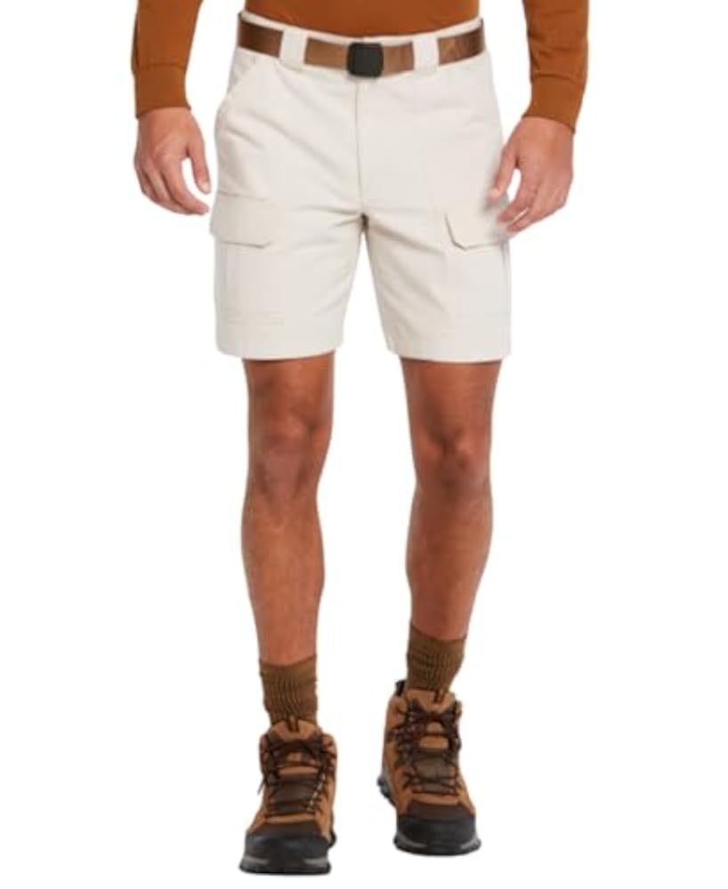 8" Hiking Cotton Cargo Shorts with Tech Pocket