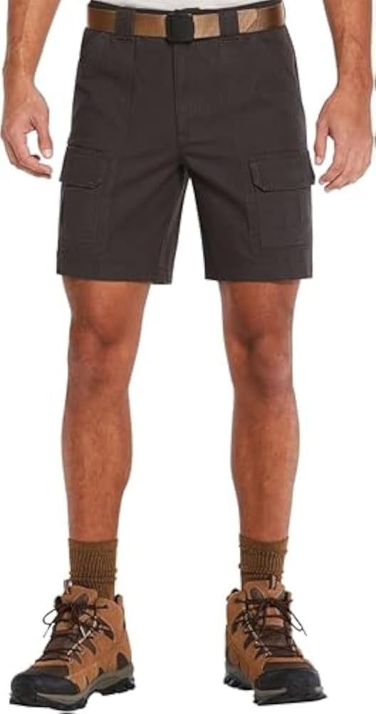 8" Hiking Cotton Cargo Shorts with Tech Pocket
