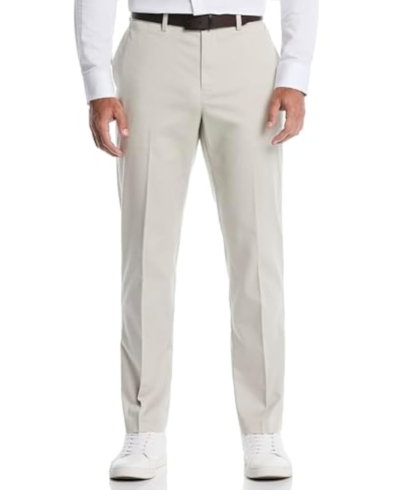 Geo Khaki Expandable Waistband Chino Pants
